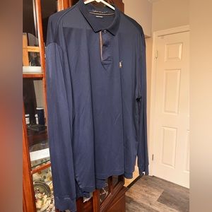 Long sleeve polo shirt